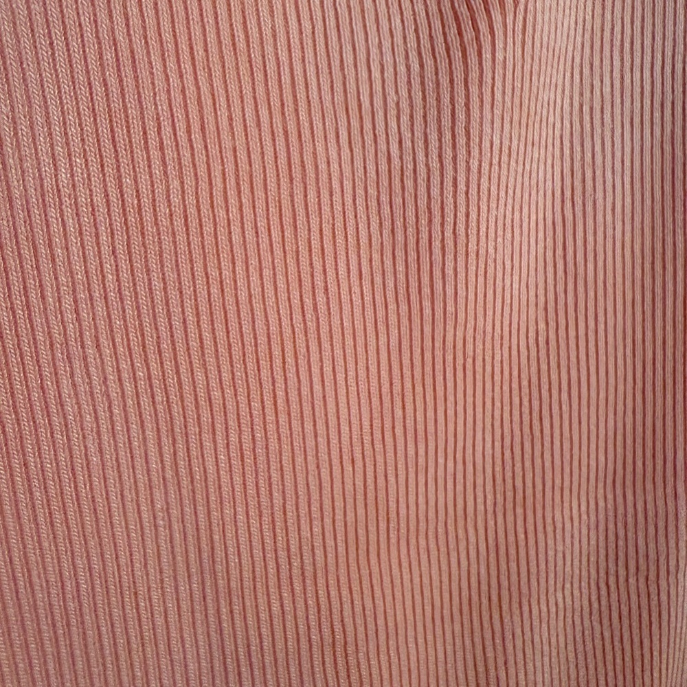 Orange Ribbed Sleeveless Women's Top, Size XL - Picture 3 of 3